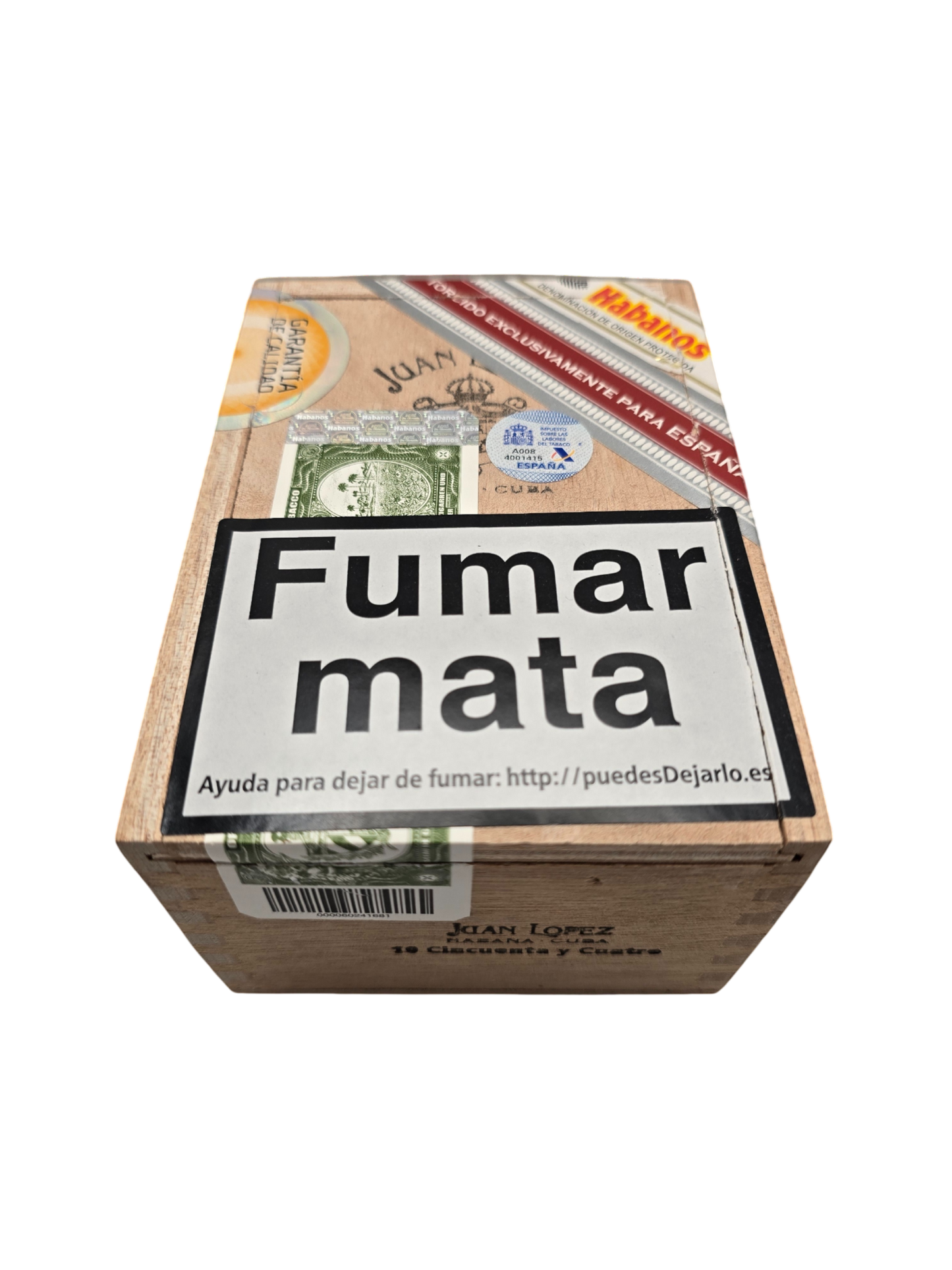 Juan Lopez Cincuenta y Cuatro Regional Edition Spain closed box