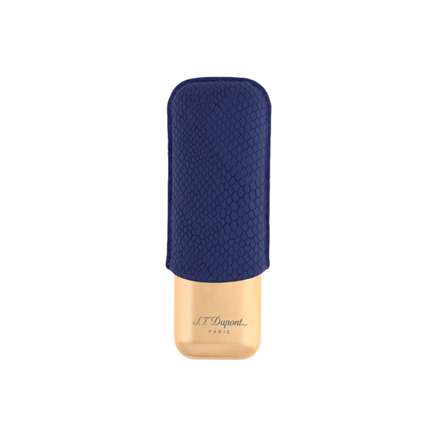 Dupont 2 Cigars Case Dragon Blue