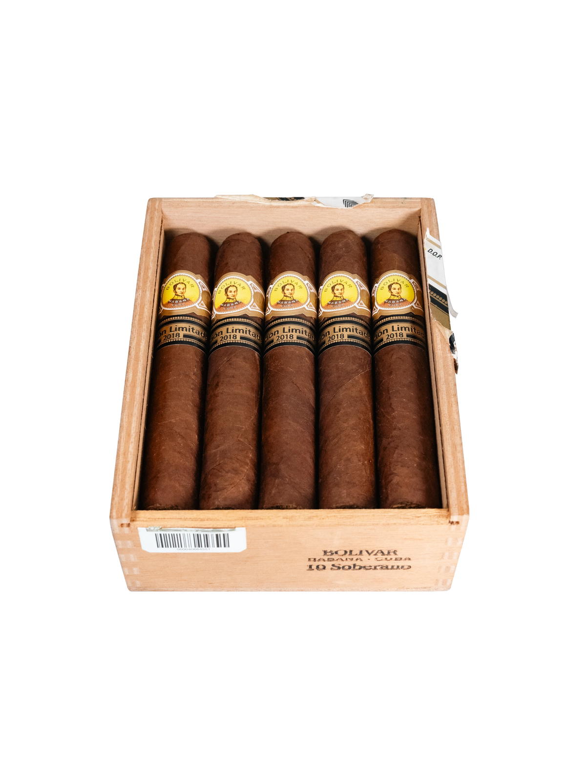 Bolivar Soberanos Limited Edition 2018  open box
